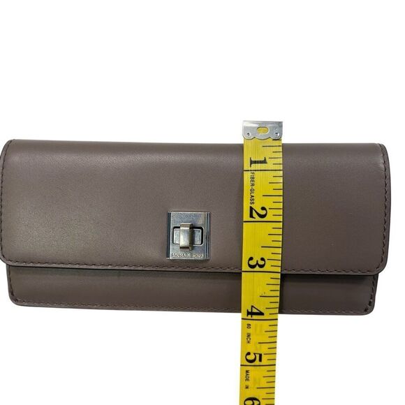 Michael Kors NWT Natalie Cinder Leather Flat Wallet With Silver-Tone Hardware - Picture 7 of 9